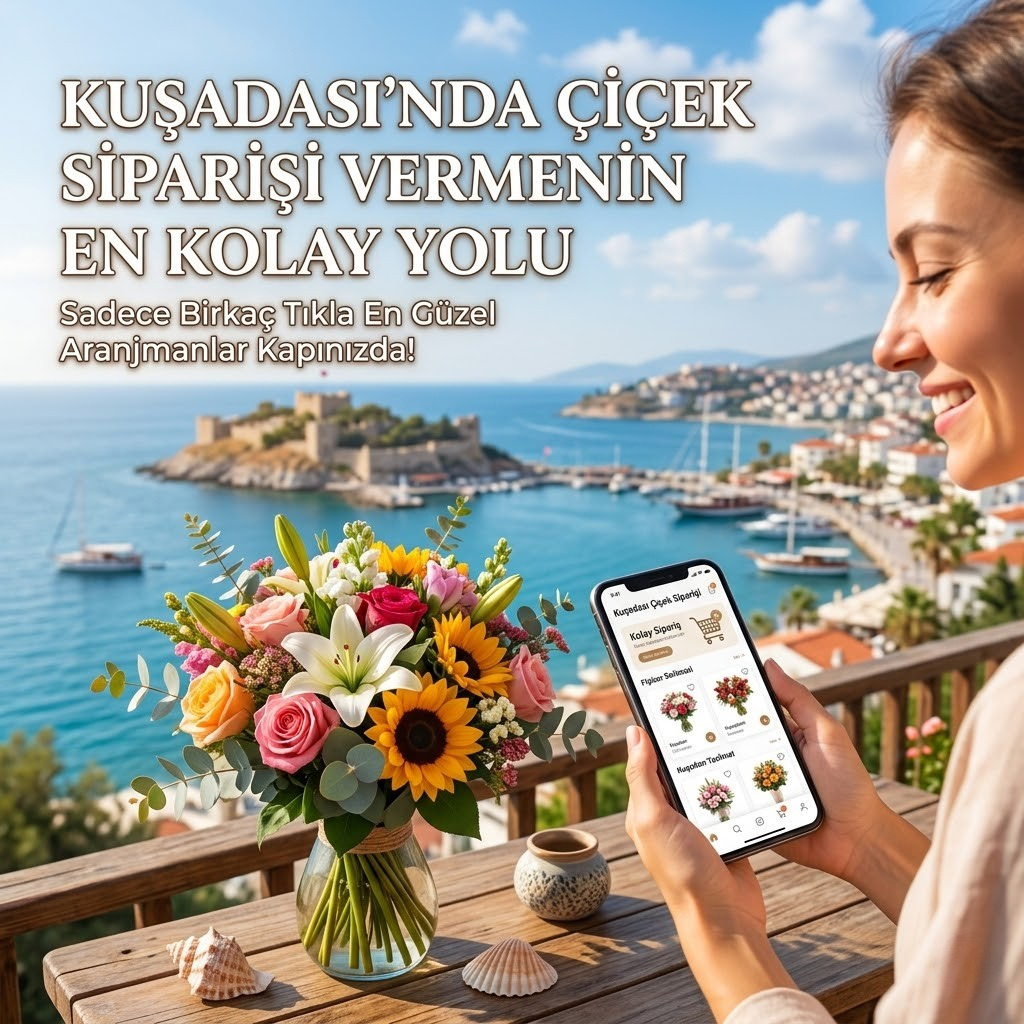 Kuşadası'nda Çiçek Siparişi Vermenin En Kolay Yolu
